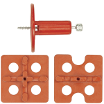 universal 3mm cross and edge spacing plates with spindle